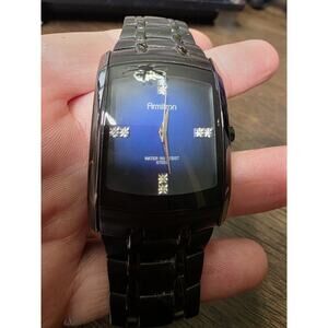 Fossil Arkitekt FS-4263 Mens Watch Black Blue with New Battery